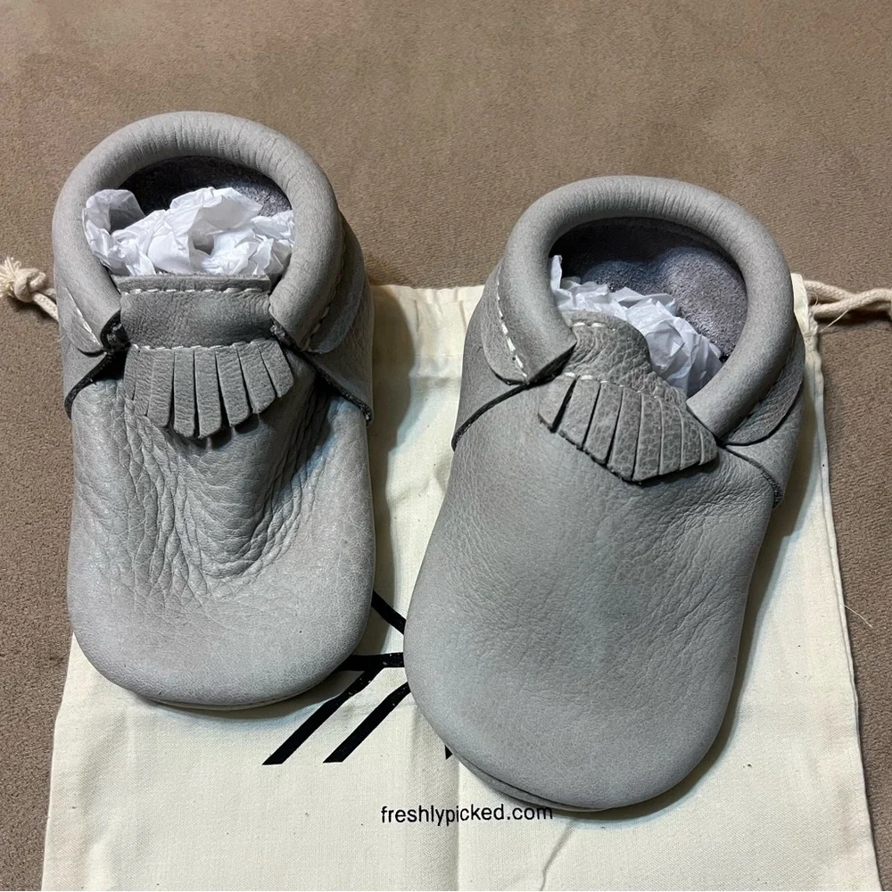 NWOT Freshly Picked Moccasins | gray
